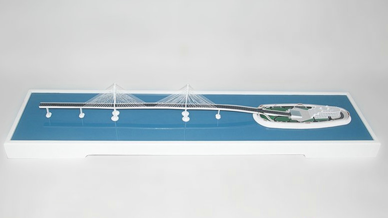 港珠澳大橋模型--秀美模型獨家設計制作