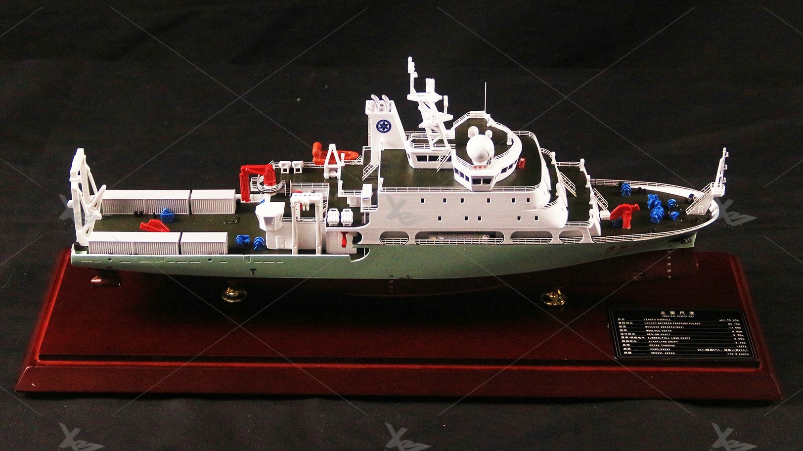 公務船模型-科學考察船“實驗6”號模型船